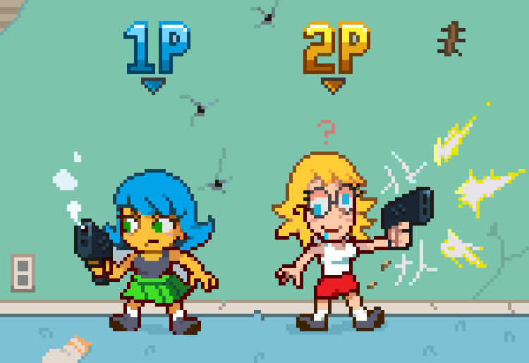 <a href="/keithjohnstack/">KEITHSTACK.COM</a> 's Leslie and Brianne 

#pixelart #ドット絵