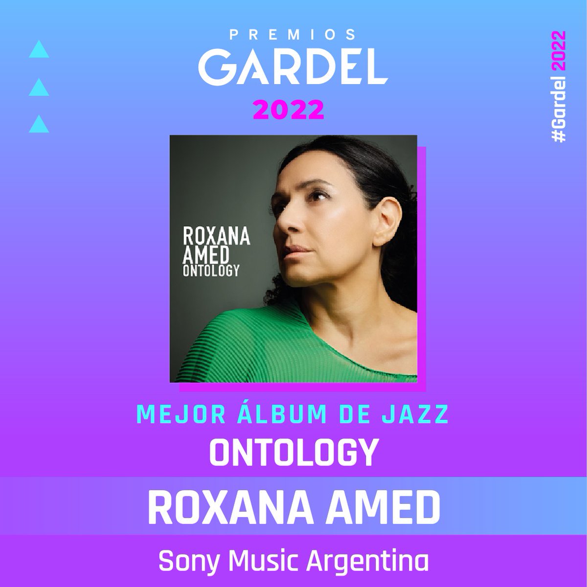 ¡FELICITACIONES <a href="/roxanaamed/">Roxana Amed</a>! 🏆 Ganadora del #Gardel2022 en la categoría Mejor Álbum de Jazz ⭐
 
𝙐𝙣 𝙂𝙖𝙧𝙙𝙚𝙡 𝙡𝙤 𝙘𝙖𝙢𝙗𝙞𝙖 𝙩𝙤𝙙𝙤   
#PremiosGardel