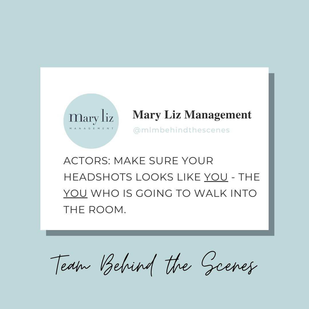 Top Tip Tuesday 📢 
#taketwo 
<a href="/MaryLizMgmt/">Mary Liz Management</a> 
#wlakthewalk #onlyhuman #headshots #actors #TopTipTuesday