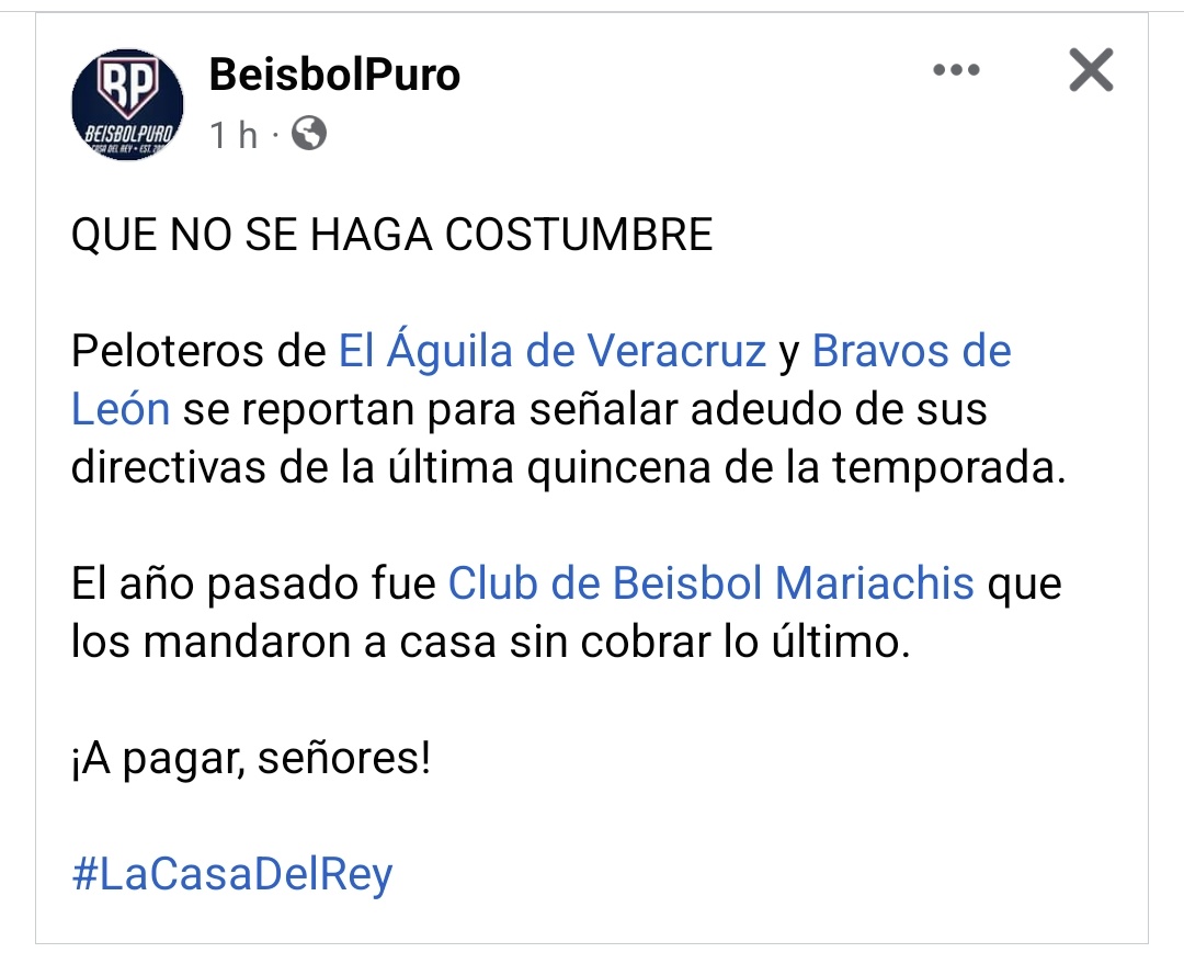 Khaaaaaa?😱😱😱 Esto reporta <a href="/Beisbolpuro/">Beisbolpuro</a> ⬇️ ¿cómo ven sobrinas y sobrinos? 🤦‍♂️