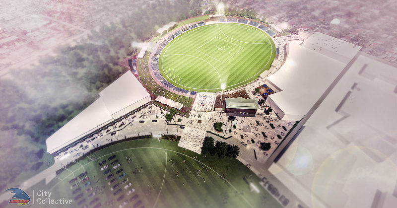 Adelaide_FC's tweet photo. The Adelaide Football Club has identified Thebarton Oval as the best site to meet its long-term requirements.

#weflyasone