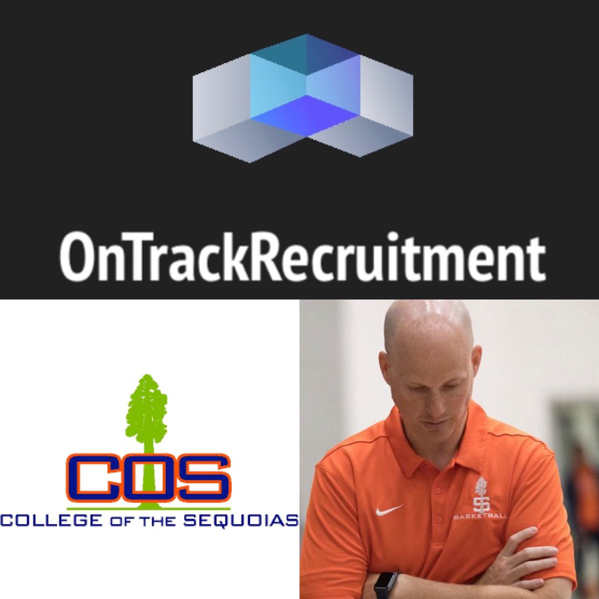 OnTrackRecruit1's tweet photo. S/O to coach Jensen from College of the Sequoias (COS) for the follow! @_dallasjensen @COSMBB https://t.co/qQakFZ1Amp