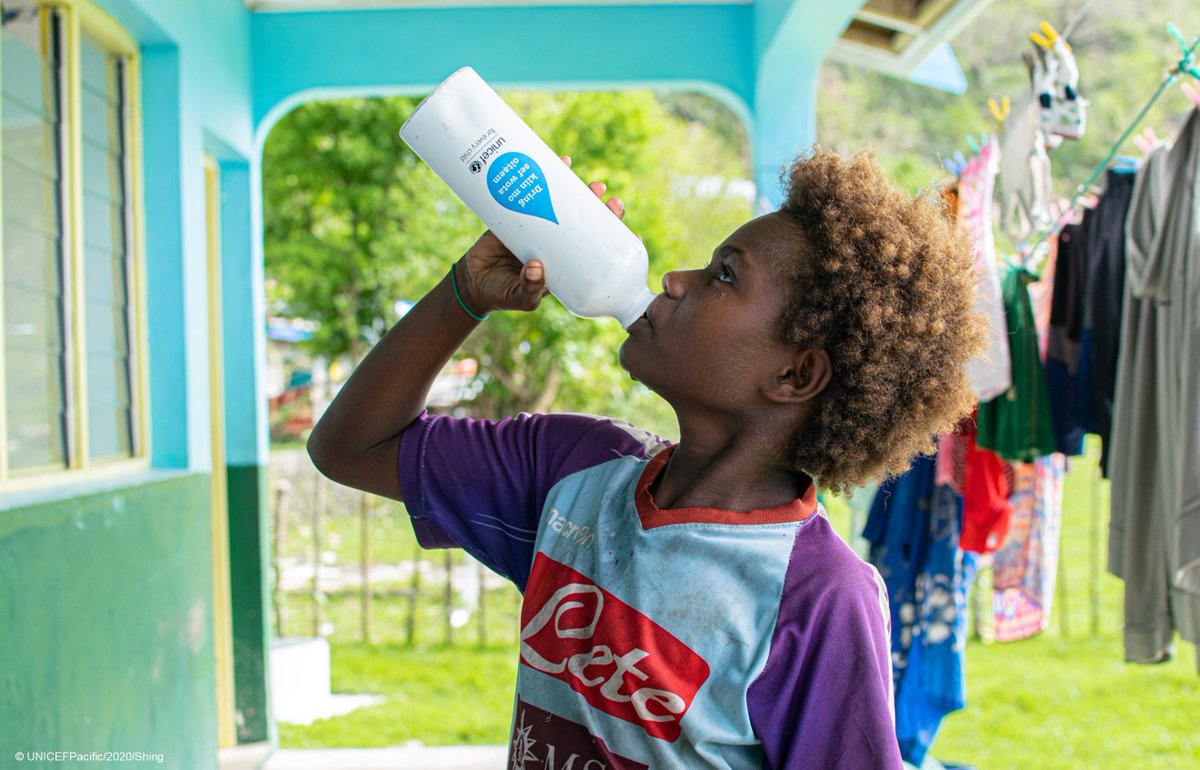 UNICEFPacific's tweet photo. Water is the biggest source of life.
 
It’s not a privilege. It’s a right.
 
UNICEF is working to ensure a water-secure future #ForEveryChild, everywhere. 

#WorldWaterWeek https://t.co/8x55JnrDZX