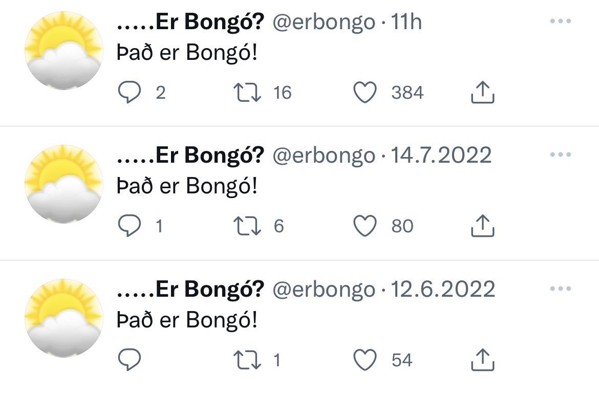 Sumarið 2022 heiðraði okkur á höfuðborgarsvæðinu dagana 12. júní, 14. júlí og svo í dag. 

Gleðilegt haust 🍂