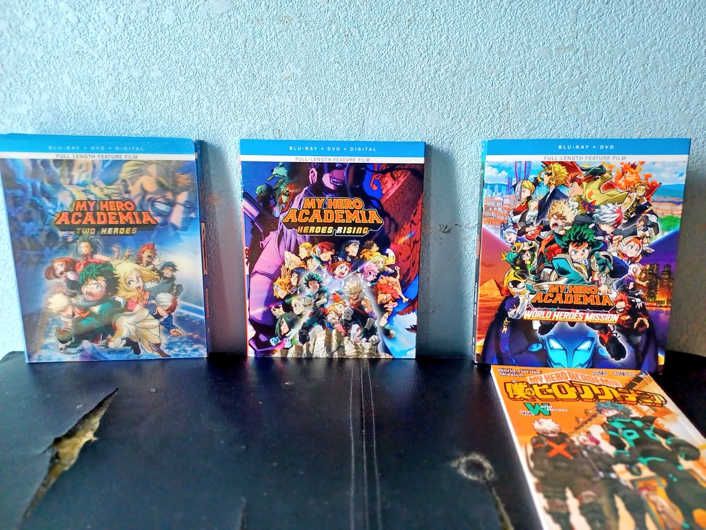 After a Long Day i finally was able to Pick up my Copy of #MyHeroAcademiaWHM Blu-Ray <a href="/ryancoltlevy/">Ryan Colt Levy ⛓️✌🏽</a> hype to hear your performance As Rody Soul again since last october. Its cool having rody apart of my home media. Thanks for the performance brother 👊 #Crunchyroll #MyHeroAcademia