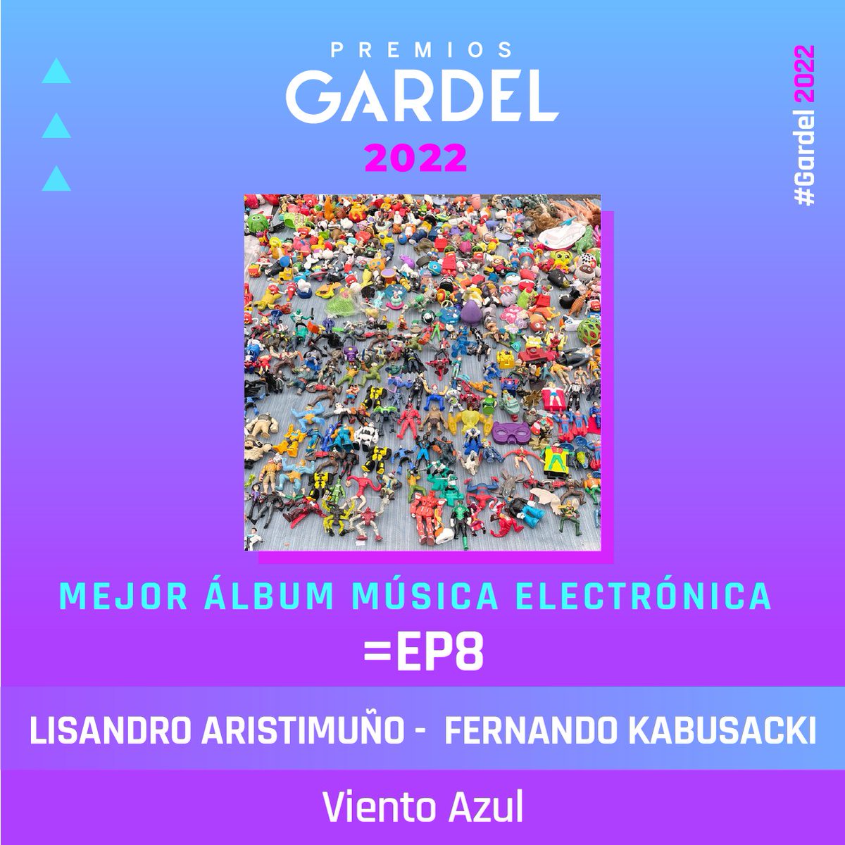 ¡FELICITACIONES #LisandroAristimuño y <a href="/kabusacki/">Fernando Kabusacki</a>! 🏆 Ganadores del #Gardel2022 en la categoría Mejor Álbum Música Electrónica 💻

𝙐𝙣 𝙂𝙖𝙧𝙙𝙚𝙡 𝙡𝙤 𝙘𝙖𝙢𝙗𝙞𝙖 𝙩𝙤𝙙𝙤   
#PremiosGardel