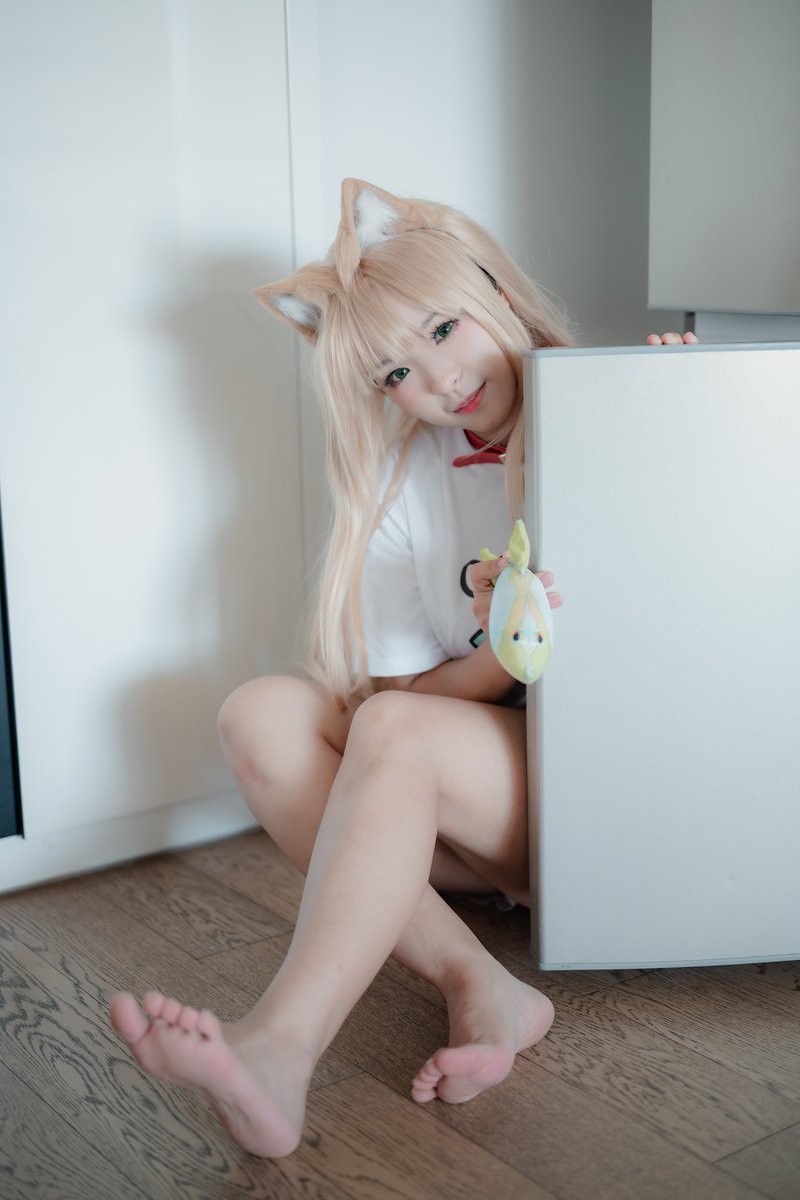 鱼🐟！
谁不喜欢黄豆粉呀～
📷@老蔡

#cosplay #猫娘 #萝莉 #黄豆粉 https://t.co/2327tU1ZxI