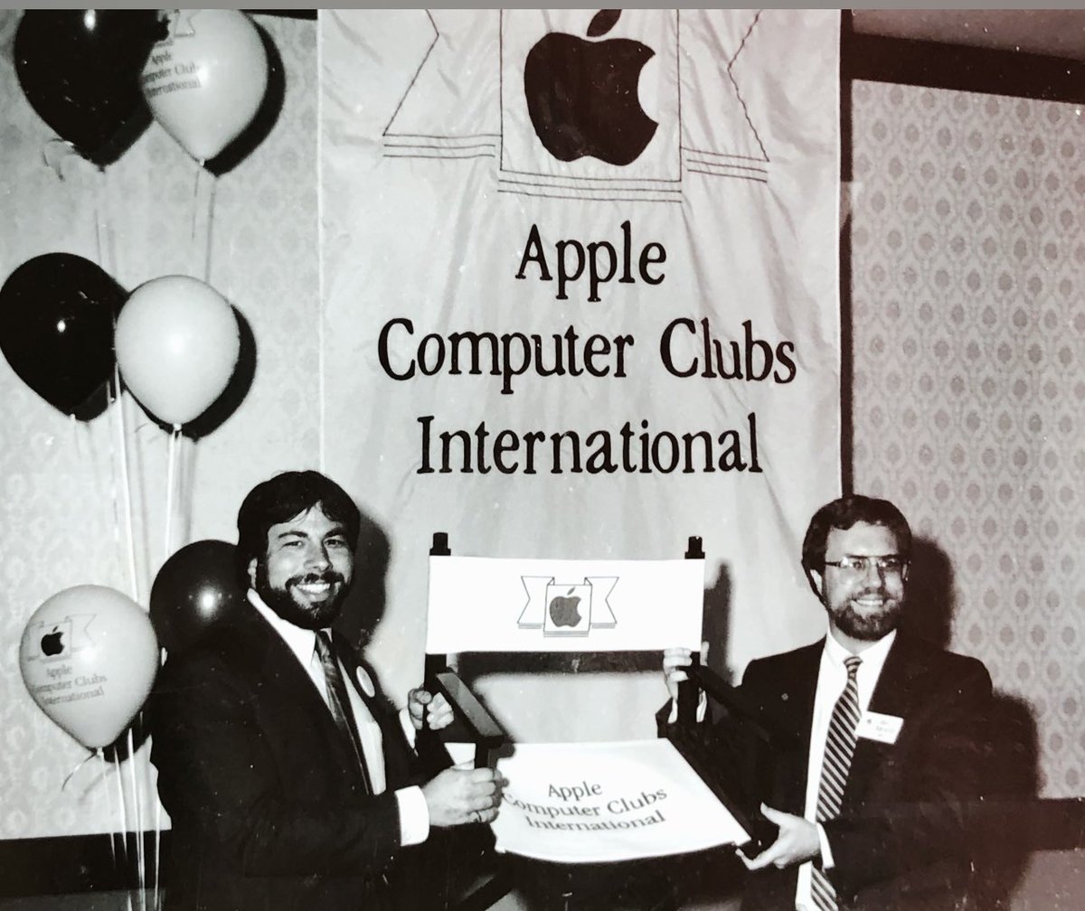 jmarvelle's tweet photo. @stevewoz Happy birthday Woz - John Marvelle, Apple Computer Clubs (1986-1989). https://t.co/Dy0ebPGq8d