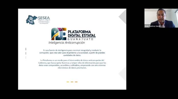 GuanajuatoSesea's tweet photo. En la Séptima Sesión Extraordinaria del Comité Coordinador del SEA de Guanajuato, se aprobó por unanimidad la implementación del Sistema de los Servidores Públicos que intervengan en procedimientos de contrataciones públicas (Sistema 2) de la Plataforma Digital Estatal https://t.co/qaSa1X3W94