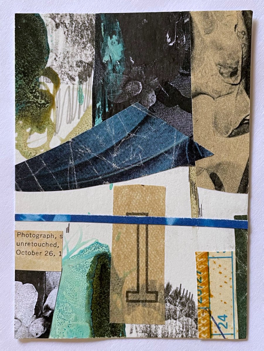 bifferlou's tweet photo. mailing out a tiny #ArtAndAbetAbortion collage made with cyanotype scraps and a little homemade ink. with thanks to @prisonculture &amp; @nashxra. part of #500ActsForAbortion organized by @23cschwartz and @CornfieldH 💌 

you can send art too! https://t.co/ef3DTesYor https://t.co/rbROq8CZkN
