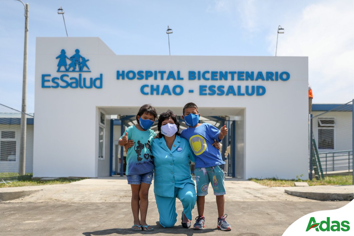 ADASPeru's tweet photo. La inauguración del Hospital Bicentenario de Chao, es una prueba que el trabajo articulado entre Empresa Privada, Estado y Comunidad trae desarrollo y bienestar a nuestra población. ADAS donó el terrero de 15 mil m2, donde se beneficiará a más de 50 mil asegurados. 
#LaLibertad https://t.co/GFGIGyVOTj