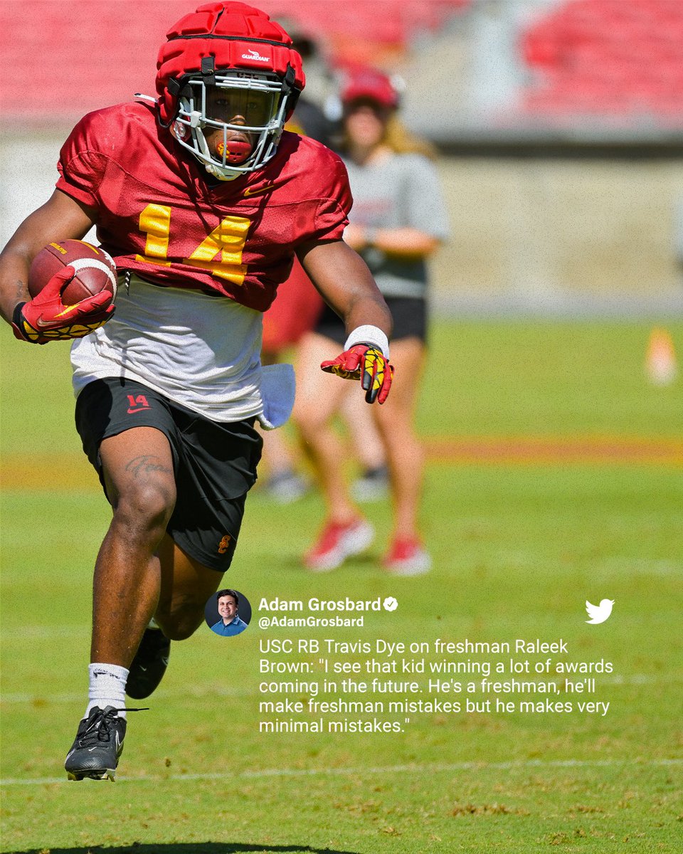 Freshman @raleek2 is earning respect in the RB room.