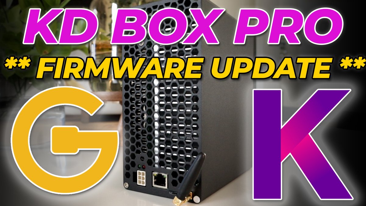 CryptoJar_Net's tweet photo. Goldshell NEW FIRMWARE UPDATE!! | Goldshell KD Box Pro https://t.co/TOsdRhh3ow 

$KDA #goldshell #kdboxpro #kdamining @goldshellminer https://t.co/Ave1zZc6cy