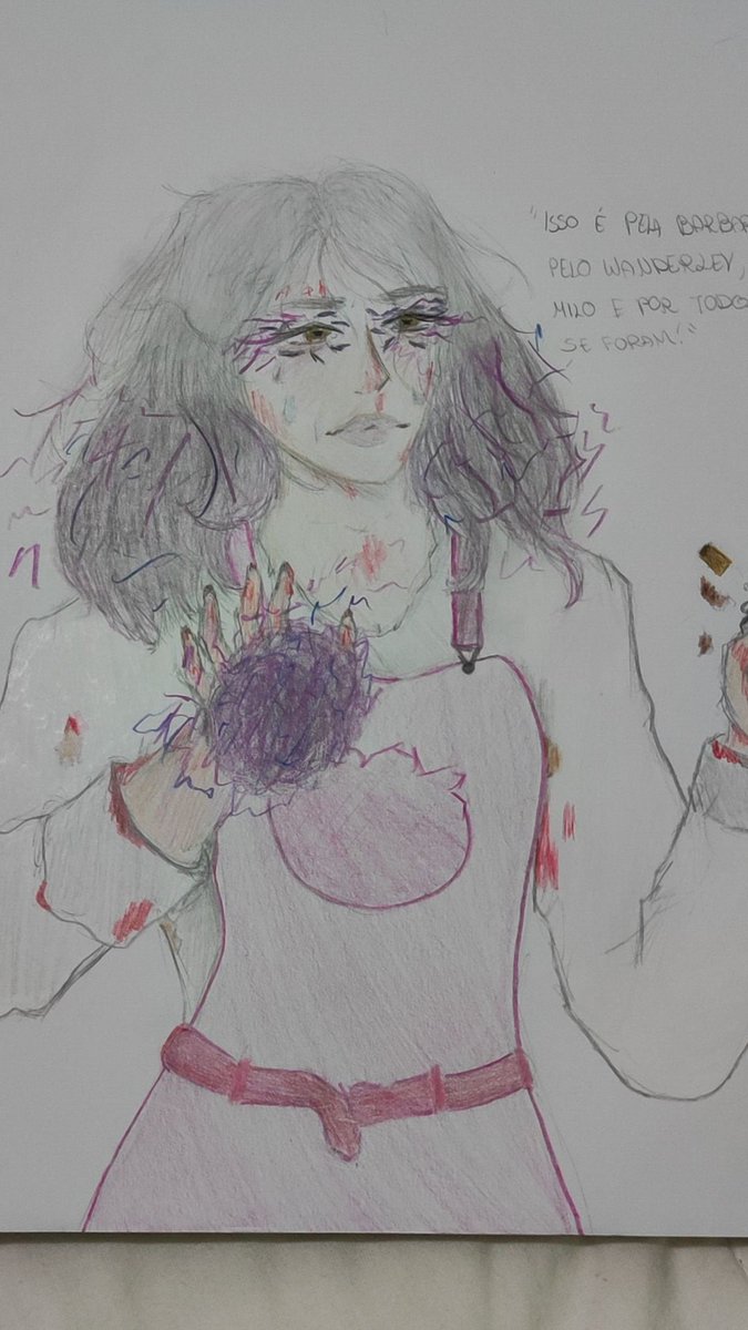 chopetina's tweet image. desenhozinho/fanart da amelie!!! 🤍 #osegredonailha #osnj