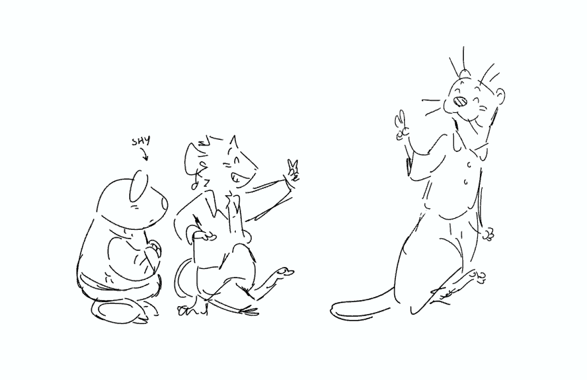 trying to give moley some guillermo de la cruz energy 