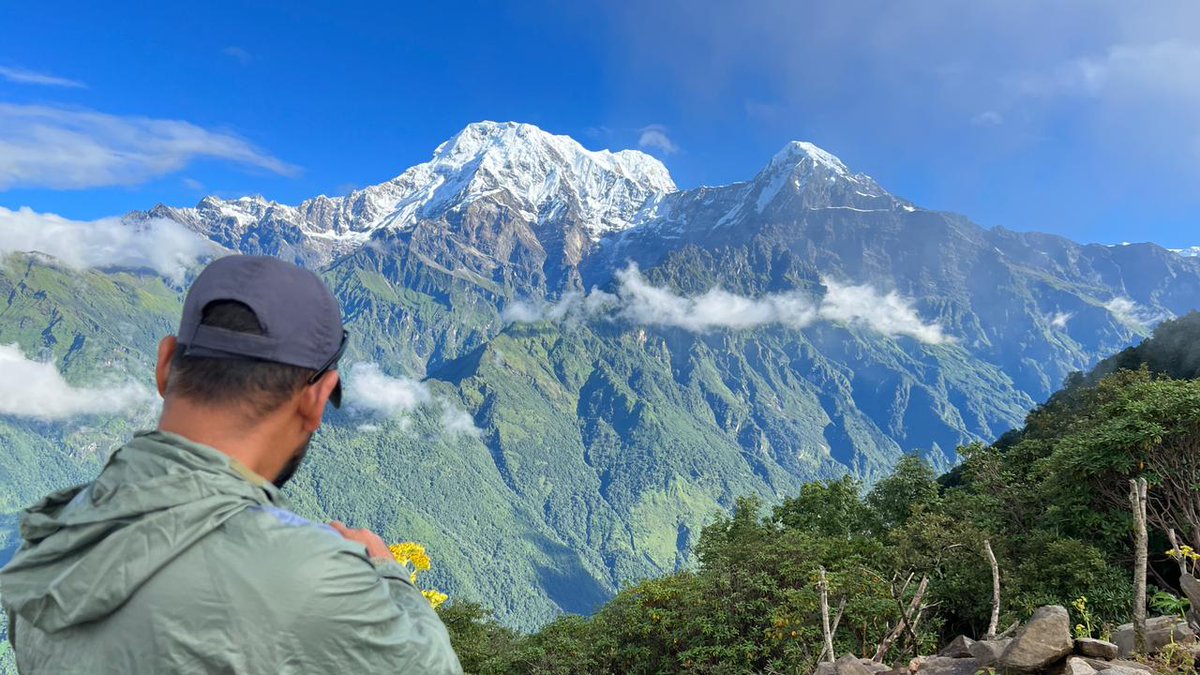 daytoursnepal's tweet photo. This is the current view from Mardi Himal Trek.  #Nepal #Mountain #explore #nature #nepalviaje #daytoursnepal #Himalayas #nepalviaje 
https://t.co/SEeRx0CcD2 https://t.co/FtNqBsav1j