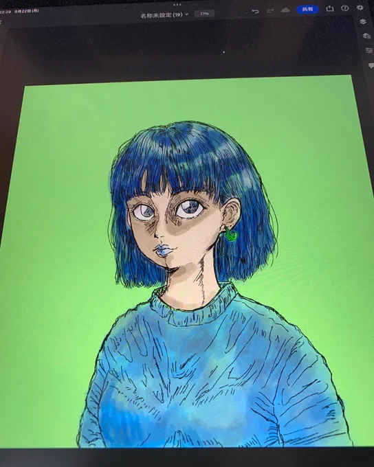 おはようございます。イラスト依頼、似顔絵依頼はDM.メールまでお願いいたします。 