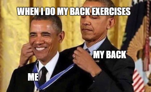 Backsafeca's tweet photo. Your back will thank you for taking care of it. Check out our website: https://t.co/TiVAP0gXfl for some exercises to add to your routine! #backpain #lowbackpain #healthtips #exercise https://t.co/sdNeifkobR