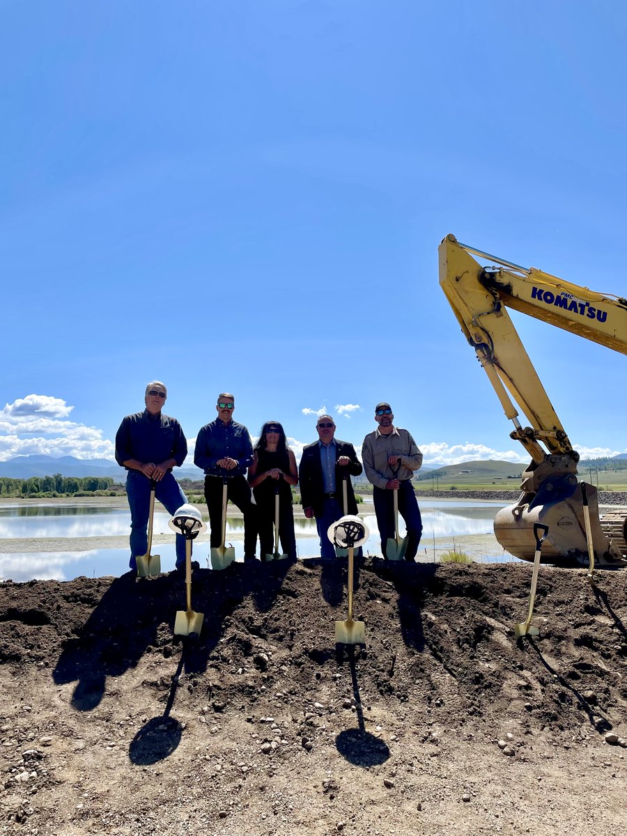 Today, we broke ground on reconnecting the Colorado River.

The Colorado River Connectivity Channel Project will build a natural stream channel around Windy Gap Reservoir Dam, reconnecting the river and reducing the dam's impacts on the river's aquatic habitat and species.