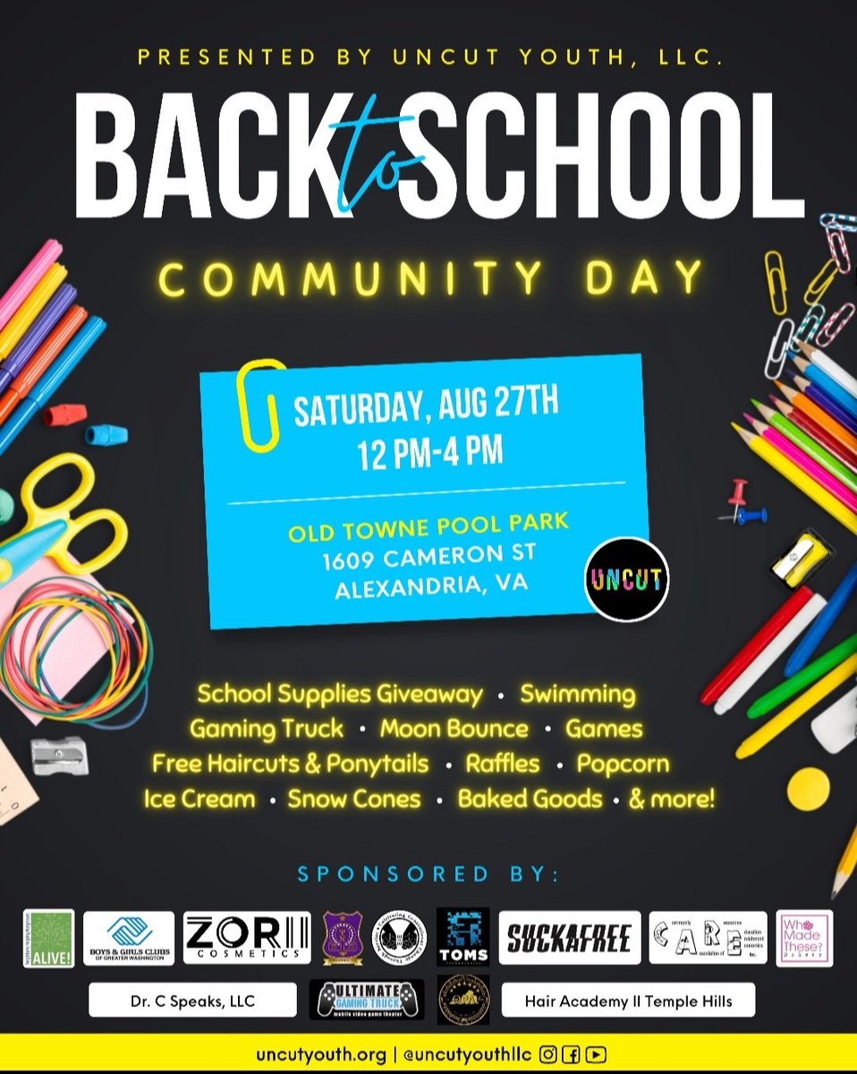 Jacinta4AlexVA's tweet photo. Thank you, @uncutyouthllc for supporting our Alexandria community! #AlexVA #PoweredByCommunity https://t.co/Oz25nygnc0