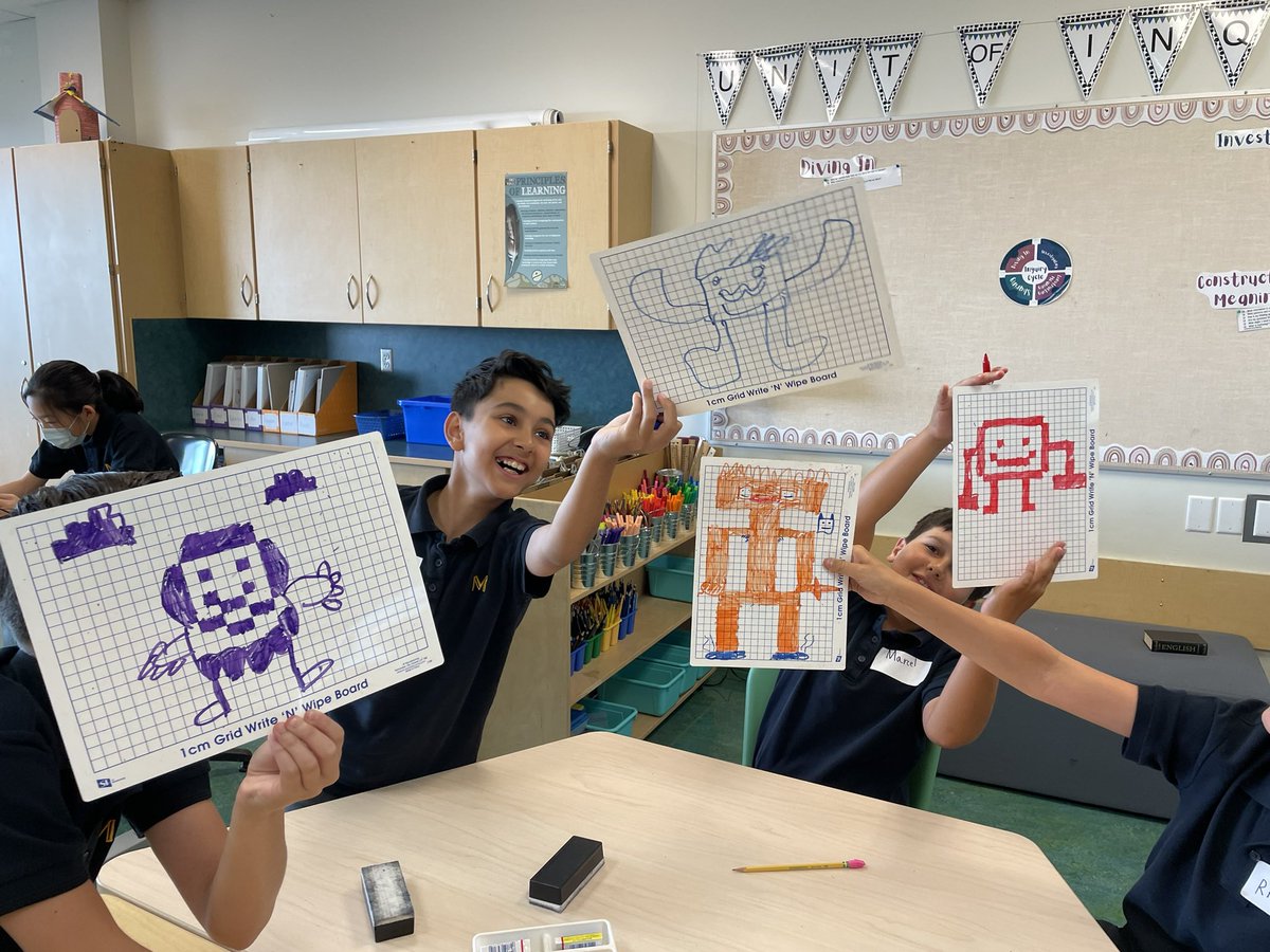 We are back! “Ms. Sucre, take a picture of our masterpieces!” ❤️