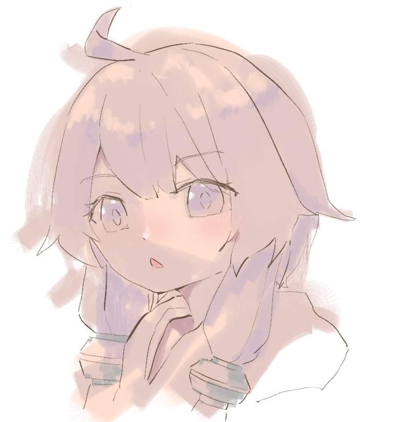 結月ゆかり 「何もわからなくなったからとりあえずゆかりさん描いた 」|うりゅしい@個人勢社畜作曲絵描きバ美肉猫又Vtuberのイラスト
