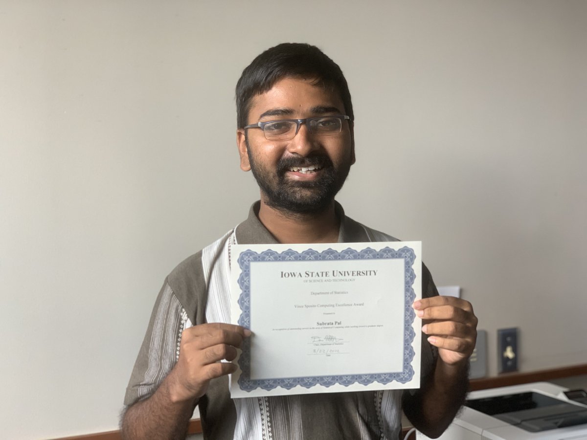 ISU Department of Statistics tweet media