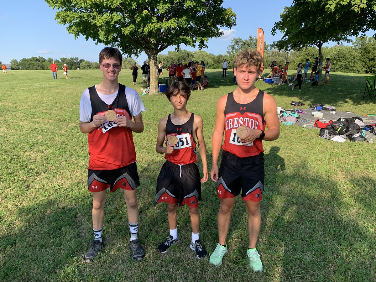 Medalists from Shenandoah
Girls- Pantini 13th &amp; DeGonia 16th
Boys- Wipperman 5th, Weis 17th, &amp; Eblen 20th