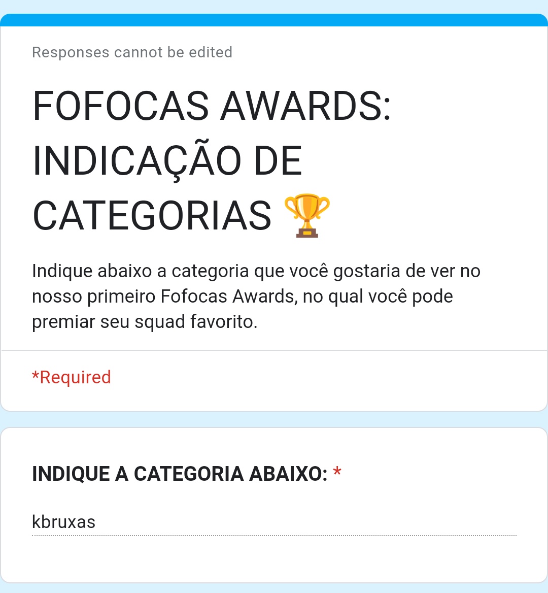 fofocasqd's tweet photo. vocês são dementes ou só não sabem ler? eu pedi indicação de CATEGORIA e não de squad https://t.co/gTxIh12A3W