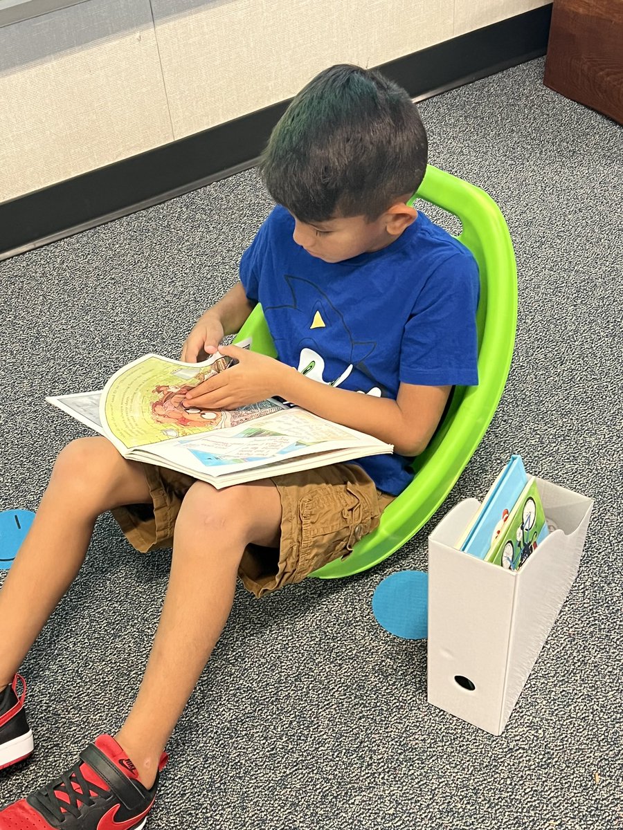 FPE1stGrade's tweet photo. Students have self-selected books for their personal book boxes and reading around around the room! #leadersarereaders https://t.co/Wq1gfvVwWt
