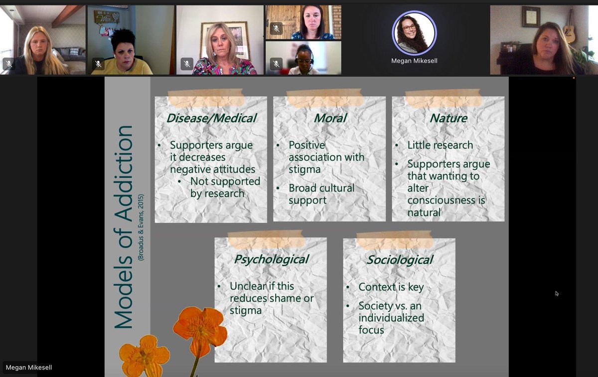 This morning, Program Manager Megan Mikesell led a discussion about addiction and stigmas surrounding it. 

We'll be diving into the language of addiction and addiction myths.

We continue to explore ways to better serve the children and families in our communities.