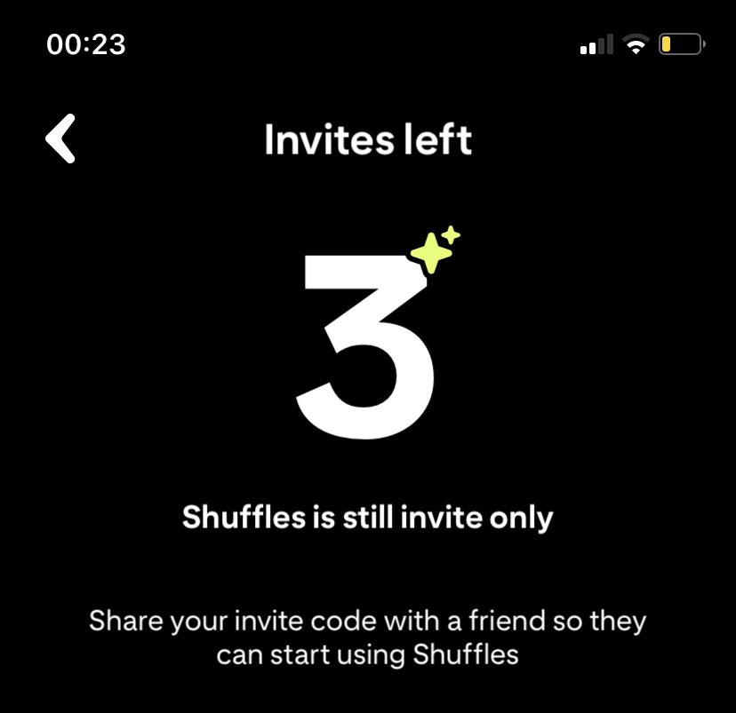 rakeldavish's tweet photo. Shuffle codes: #shufflescodes
I have 3 shuffle codes left of anyone wants them lmk <3 https://t.co/IHjkOuAn15