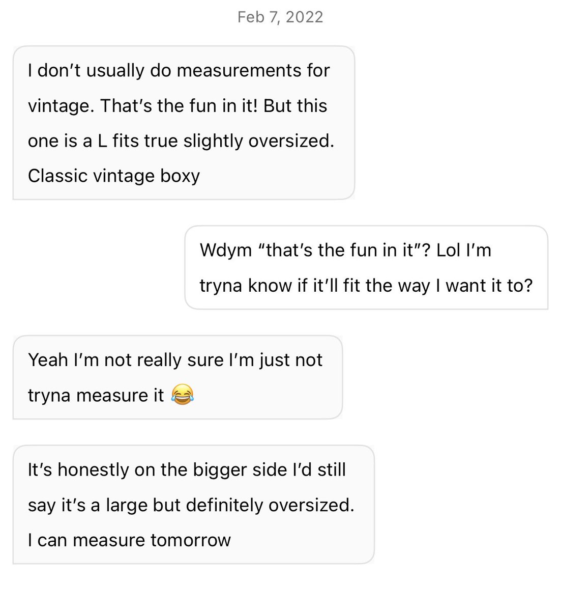 abouammz's tweet photo. Reminds me of this insane grailed interaction a while ago lmaoooo https://t.co/WgHpIW2YOO