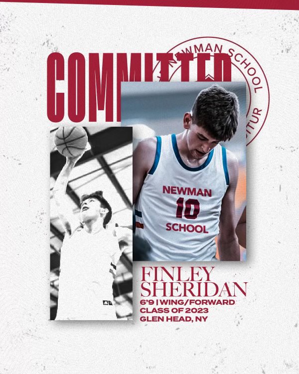 FinleySheridan's tweet photo. I’m very excited to announce I will be attending The Newman School in Boston for my post graduate year! #Classof2023 #NepsacAAA https://t.co/ZAZxCADzIP