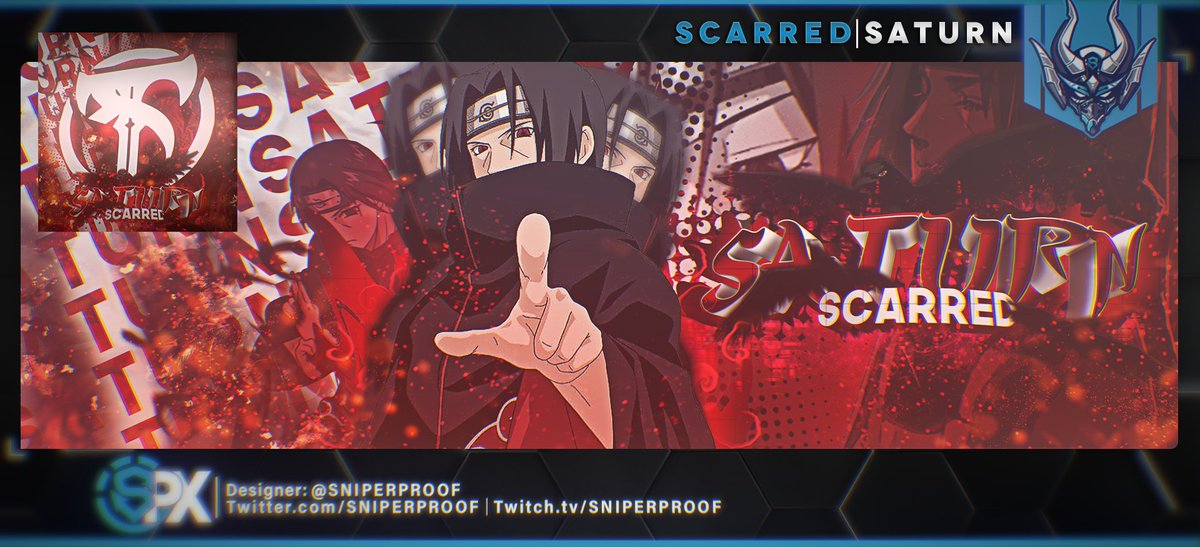 iitzspx's tweet photo. 😈👀 ANNOUCEMENT 👀😈
new anime design for one of the newest members @PYsaturn @ScarredHQ #itachiuchiha #narutodesign #AMV #sniperproof #scarredforever https://t.co/QjiimTYolm