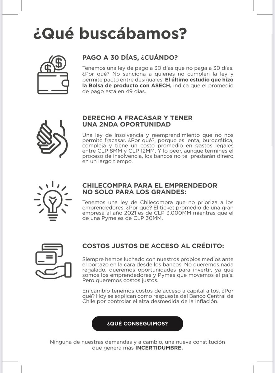 NataRuiz's tweet photo. Soy emprendedora y pu#t@ que cuesta! Por todos los emprendedores de regiones, hazlo por ellos. Con la nueva constitución les va a costar más! 

 #Rechazo 
#RechazoConFuerza 
#BoricGOLPISTA https://t.co/vRaE3LfCA4