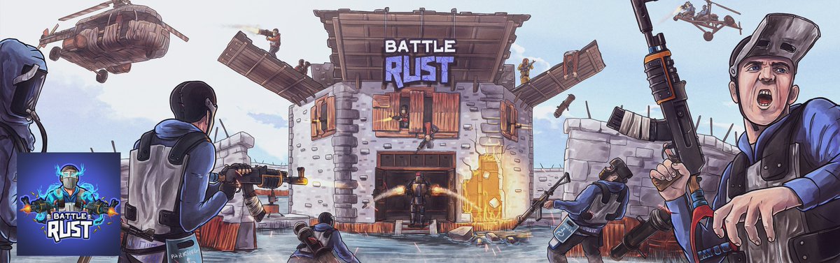 MvAartwork's tweet image. Storming the server Battle Rust 🔥 #playrust #facepunch #facepunchrust #rustart #fanart #illustration #GraphicDesigner #rust