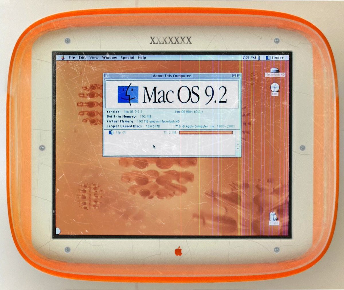 apple_strange's tweet photo. Since the 2000’s Apple explored the idea of tablets internally and developed several form-factor prototypes. This one is based on iBook styling and running Mac OS 9.2. https://t.co/U03gIRZWyv