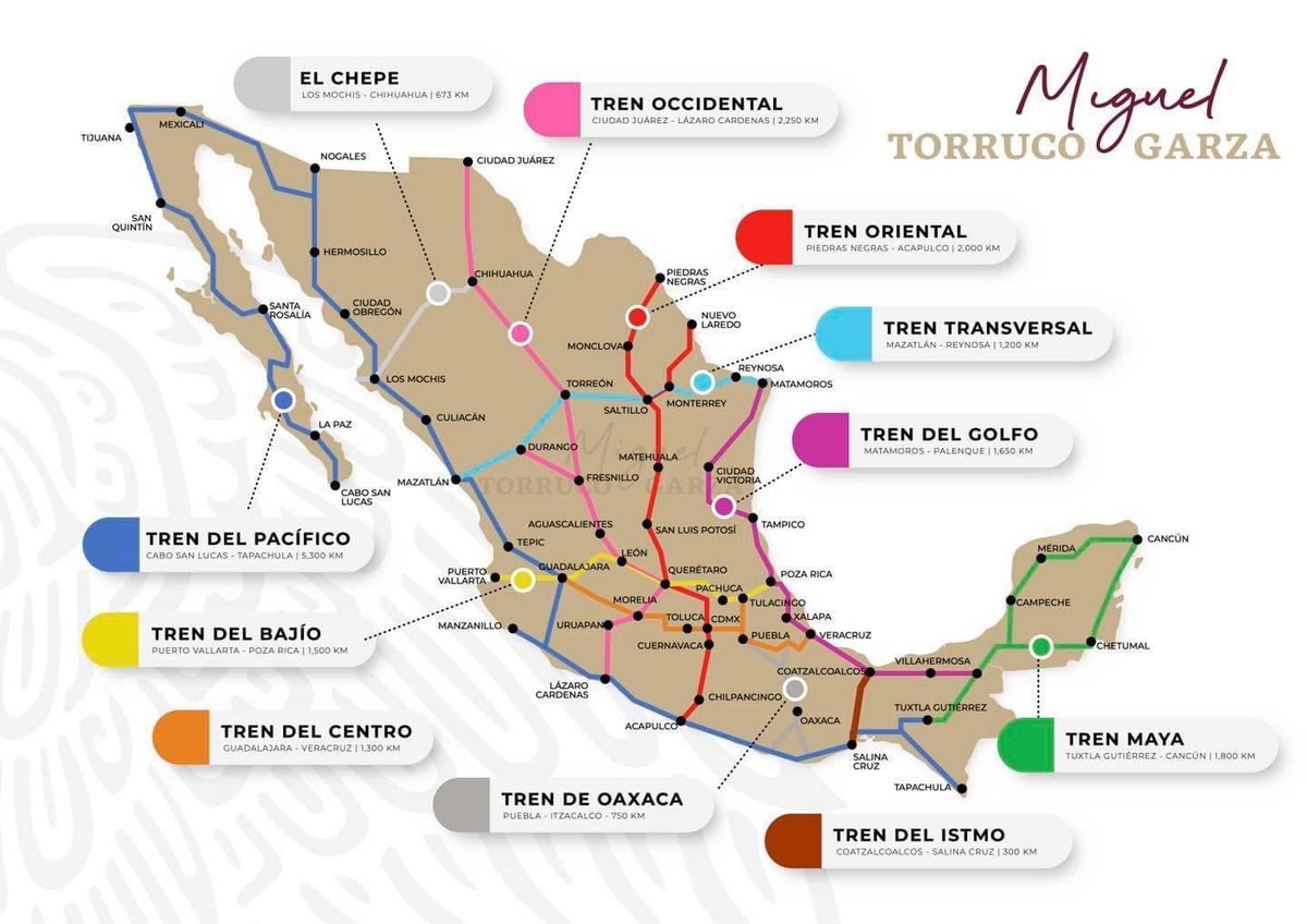 MiguelTorrucoG's tweet image. Propuse ante el Pleno de la Cámara de Diputados el regreso del tren de pasajeros a México.