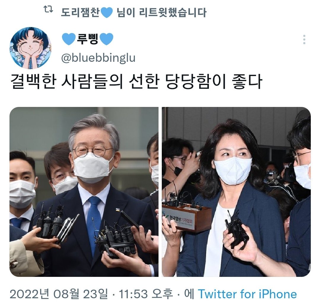모든 낱말이 틀린 트윗은 처음 본다. 저 둘은 결백하지도 않고, 사람도 아니고, 선하지도 않고, 당당하지도 않으며, 아주 역겨운 존재들이다.