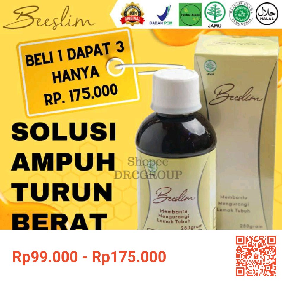 kusnaini71's tweet photo. BEESLIM BPOM (PROMO 3 BOTOL) MADU DIET BEESLIM HERBAL DIET JAMU DIET OBAT DIET HERBAL PELANGSING seharga Rp99.000 - Rp175.000. Dapatkan produk ini hanya di Shopee! https://t.co/PwfMKoBL6g #ShopeeID https://t.co/3M98wMiCK3