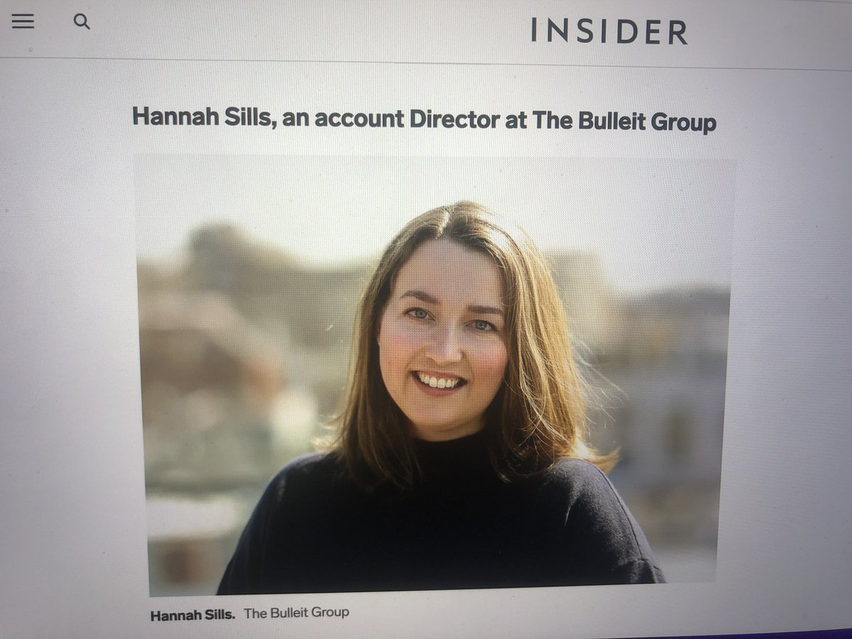 TNbraindoc's tweet photo. Super proud of Hannah Sills named by Business Insider as a “Rising Star” in the PR world. Well deserved and more great things ahead!! https://t.co/bDegAA23zX