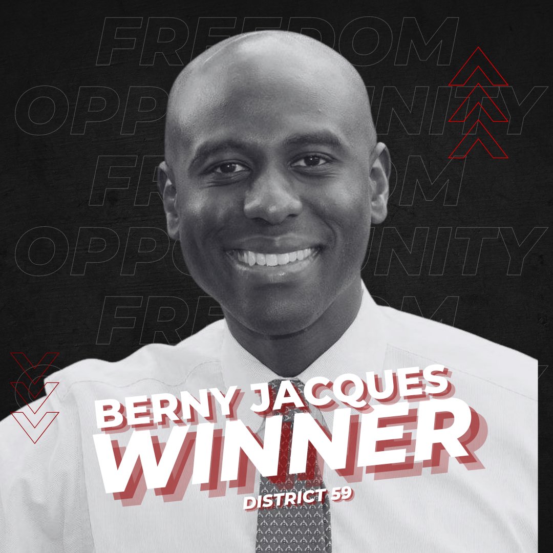FLMajority's tweet photo. Congratulations @BernyJacques on winning your primary election tonight! #FreedomFirewall https://t.co/HYdnex3b20