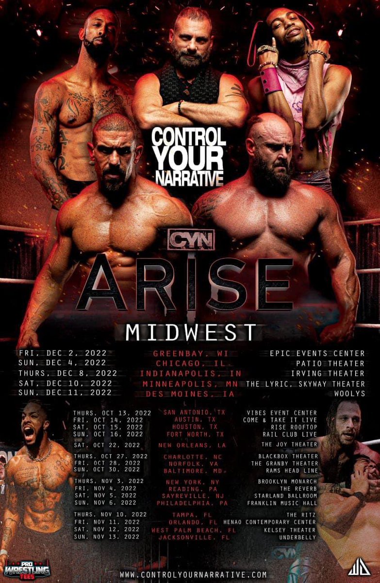 KodaJacobs_'s tweet photo. 🏴 THIS IS A CAMPAIGN 🏴
#CYNArise: MIDWEST. This December.
You’ve been warned.
#ControlYourNarrative
🎟 https://t.co/hSyrhLXukk 🎟
#ABrighterFutureInWrestling
#SportsEntertainment
#CYN #CYNlive https://t.co/JKkEDj7PVn