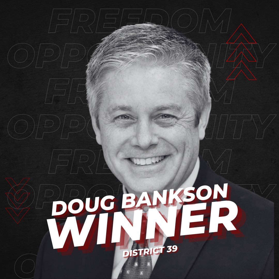 FLMajority's tweet photo. Congratulations Doug Bankson on winning your primary election! #FreedomFirewall https://t.co/jcqeggr3hs