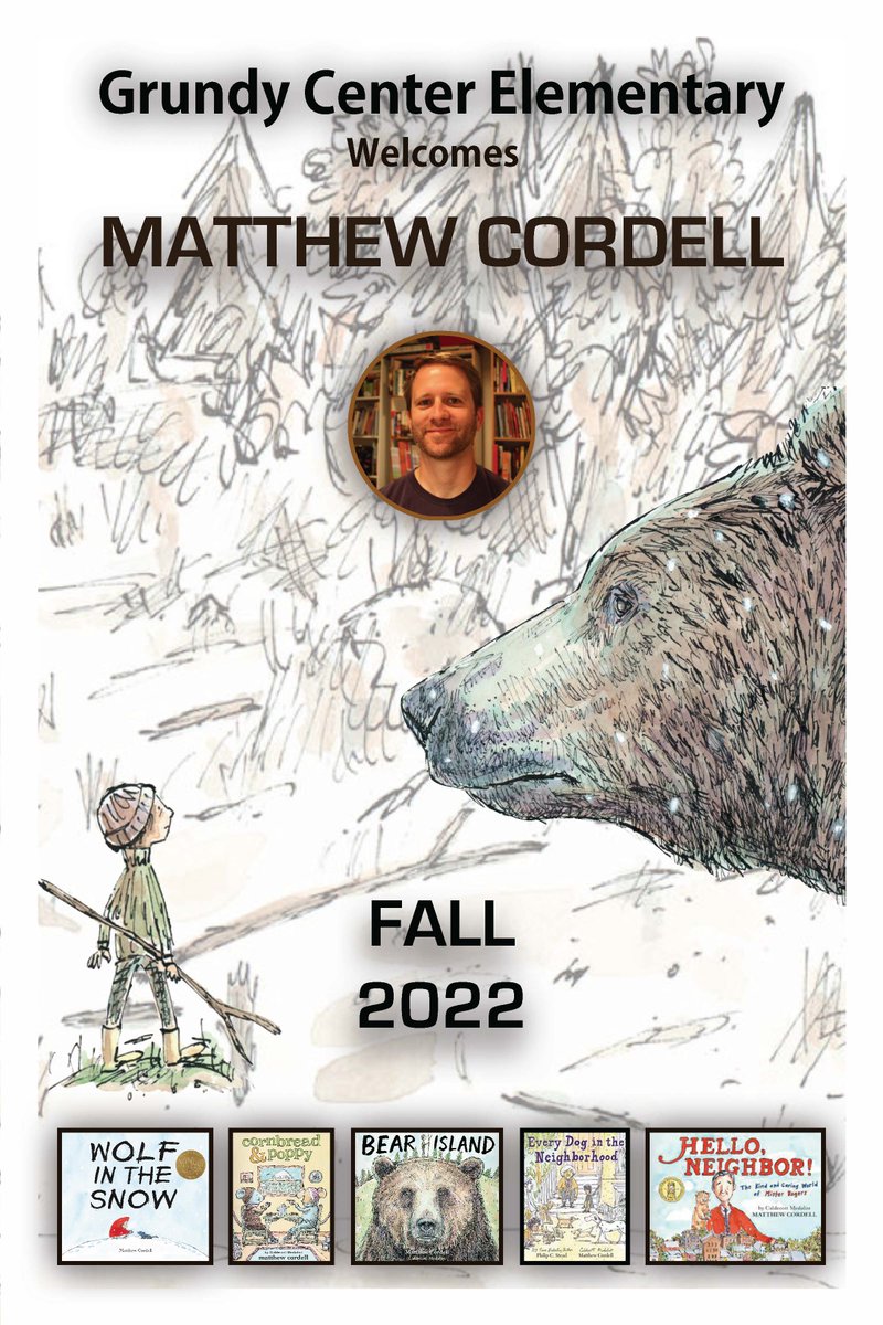 MrBSammons's tweet photo. Look who's coming to @gcspartans Elementary this fall! We can't wait to host @cordellmatthew! Thanks also to @AuthorVillage #GCReads https://t.co/9fTubtPXhV