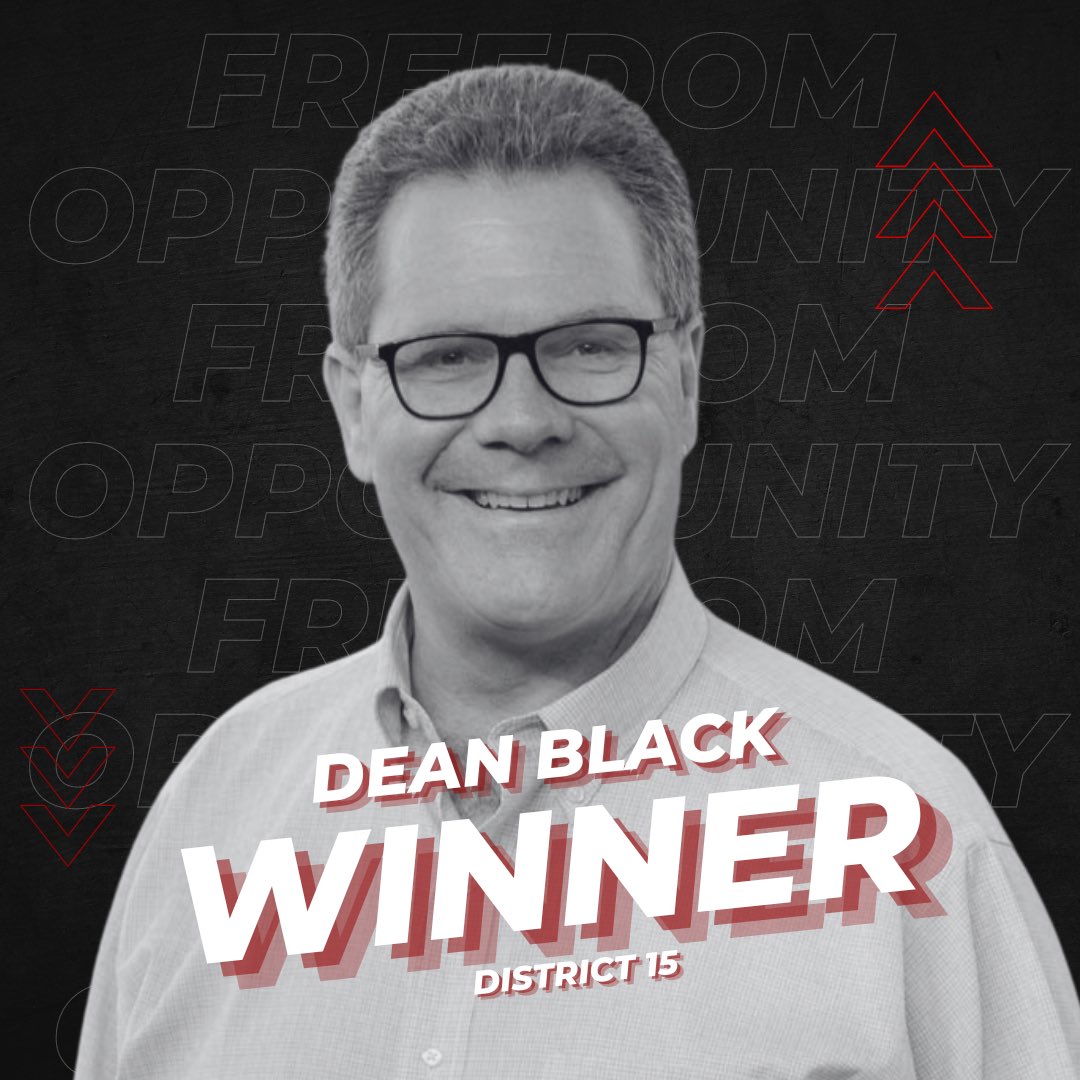 FLMajority's tweet photo. Congratulations @DeanBlackFL on winning your primary election! #FreedomFirewall https://t.co/ip2KOS1ztZ