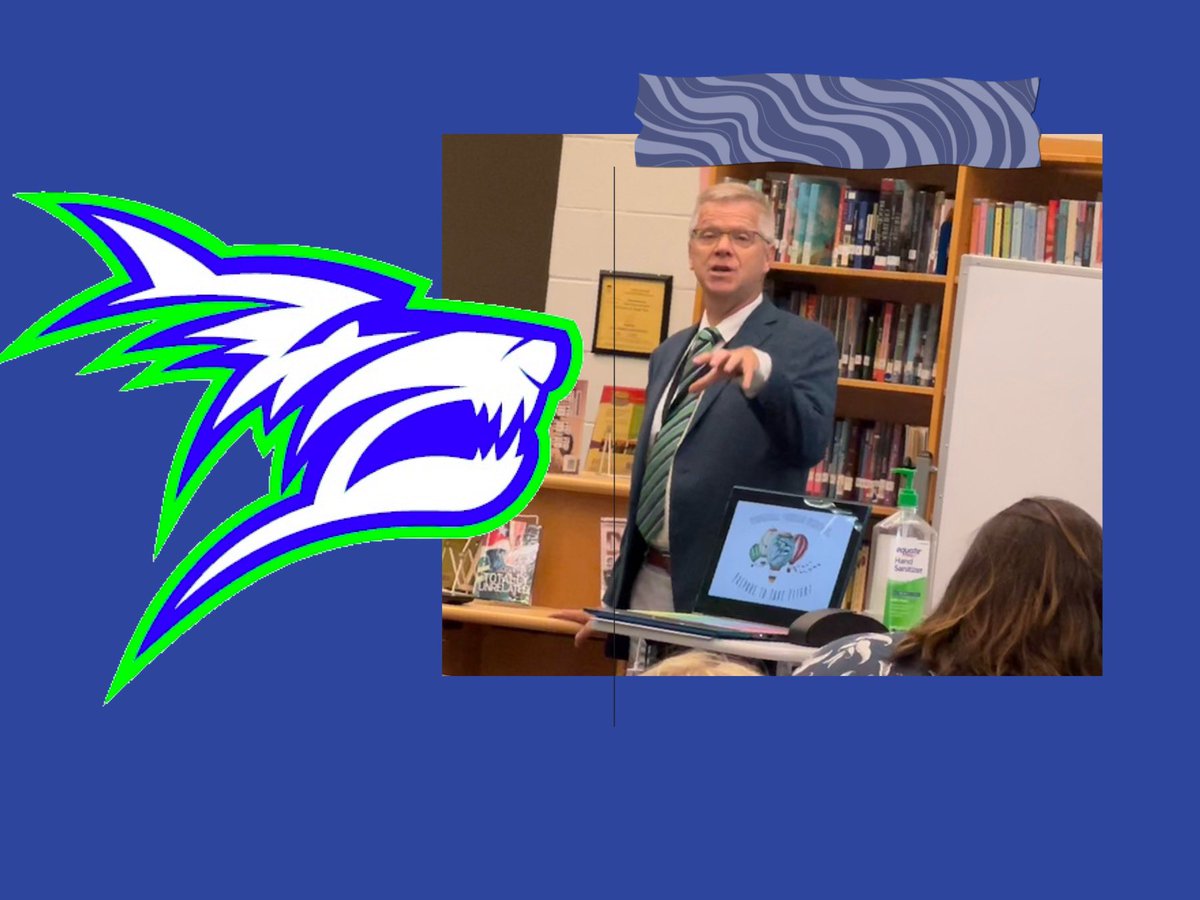 WendellMiddle's tweet photo. We had a great visit from @MSavageWCPSS who shared encouraging words for our staff as they prepare to fly to new heights this year. #EWStrong #WeAreWendell https://t.co/jbmh7y28pa