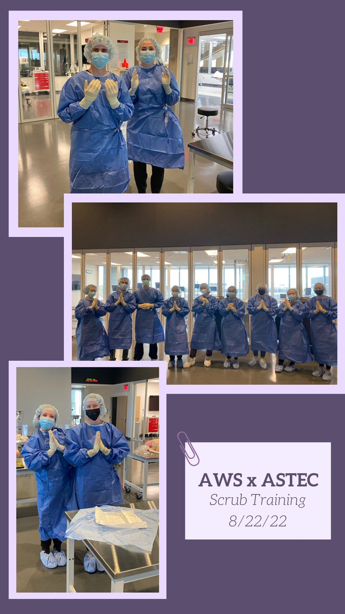 We had such a great time learning how to scrub in properly at ASTEC (Arizona Simulation Technology &amp; Education Center) <a href="/UAZMedTucson/">UA College of Medicine – Tucson</a> <a href="/UAZHealth/">University of Arizona Health Sciences</a>