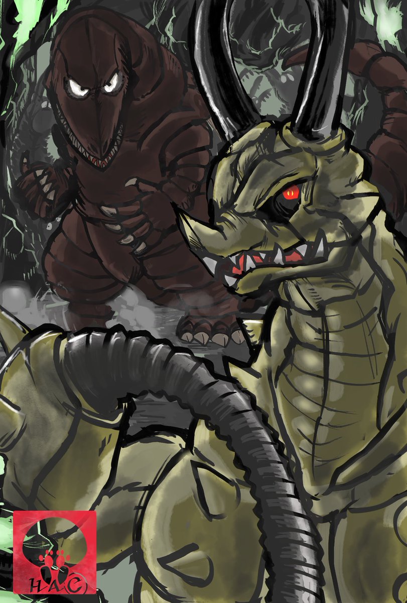 3152wryyy's tweet photo. #ウルトラマンデッカー 第六話より、地底怪獣たち
(Subterranean monsters from #UltramanDecker EP6)
#ツインテールの群れ もいるよ
#グドン #テレスドン #ツインテール #Gudon #Telesdon #Twintale
#ウルトラ怪獣 #kaiju https://t.co/nxC9pkitS1